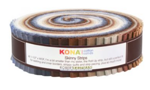 Kona Cotton Skinny Strips Neutral Palette
