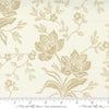 Moda Fabrics - 108" Wide - Woodcut Floral Cream Quilt Back
