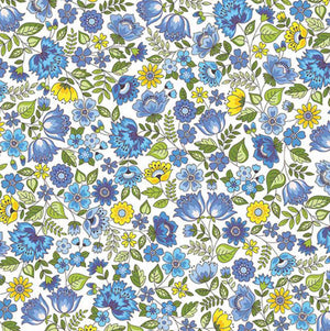 Bloom - Spring - Chintz Blue Yardage