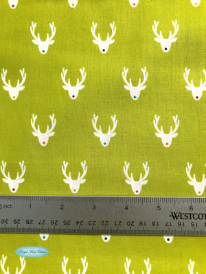Andover Fabrics - Joyeux - Reindeer Green