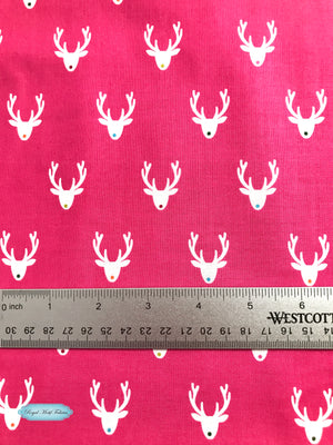 Andover Fabrics - Joyeux - Reindeer Pink