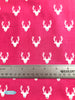 Fat Quarter - Andover Fabrics - Joyeux - Reindeer Pink