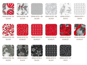 Holiday Flourish 15 Scarlet Colorstory Roll Up