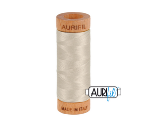 Aurifil 80wt Cotton Thread #6725 Moondust
