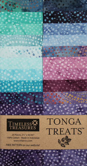 Timeless Treasures - Tonga Treat Plume Strips Junior/Junior Jelly Roll