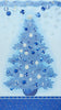 Holiday Flourish 15 - Blue Christmas Tree Panel