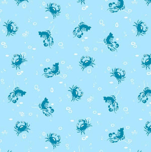 Andover - Tides - Crabs and Lobsters Fabric