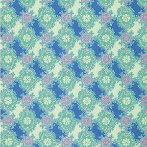 Caravelle Arcade - Ruby Blue Fabric