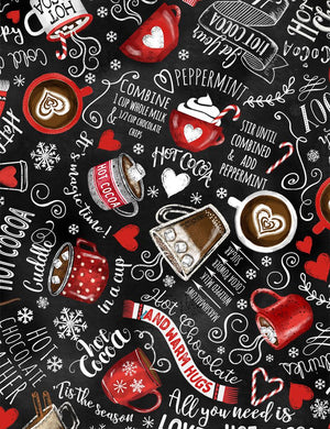 Frosty Delights - Hot Chocolate Winter Drinks Yardage