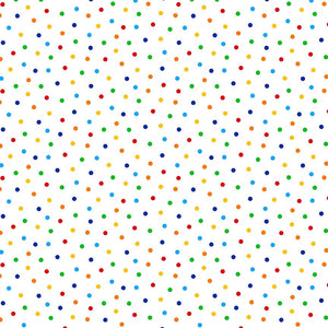 Elite Athlete - Lightbox - Polka Dots Confetti Yardage