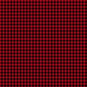 Check Plaid Red Yardage