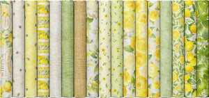 Lemon Bouquet - Lemon Bouquet 11 Inch Border Stripe Yardage