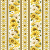 Honey Bee Farm - Bee Floral 11 inch Stripe