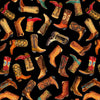 Country Roads - Cowboy Boots Yardage