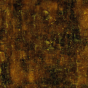 Cleo - Golden Scratched Texture Rust Metallic Yardage