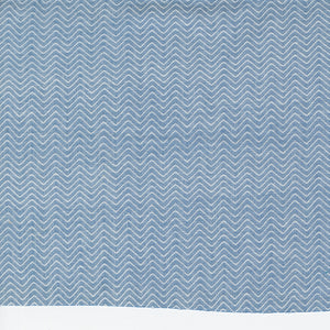 Denim and Daisies Wovens - Blue Jeans Chevron Light Blue Yardage