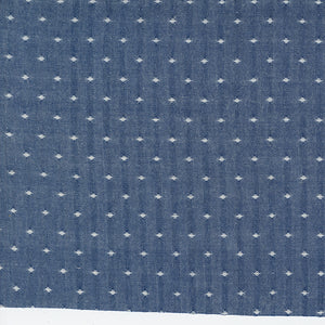 Denim and Daisies Wovens - Midnight Jeans Dot Yardage