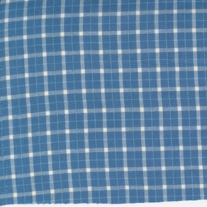 Denim and Daisies Wovens - Blue Jeans Plaid Yardage