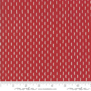 Moda - French Sashiko Wovens - Rouge