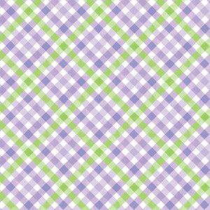 Cottontail Farms - Farm Fresh Plaid Purple/Green