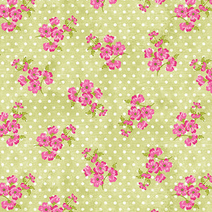 Inspired Blooms - Dot And Blooms Medium Green