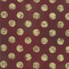 Hits The Spot Metallic - Burgundy Yardage