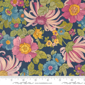 Chelsea Garden Lawns - Navy - Moda Fabrics