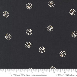 Think Ink - Dotties Black Metallic Canvas