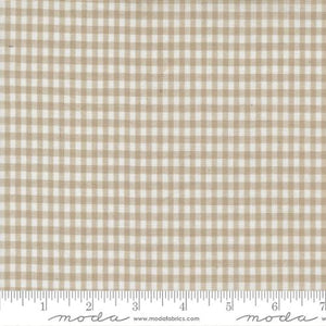 Moda - Vista Wovens - Gingham Ecru Fabric