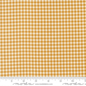 Vintage Farm Girl Yellow - Checks by Moda