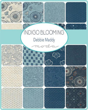 Indigo Blooming Jelly Roll by Debbie Maddy