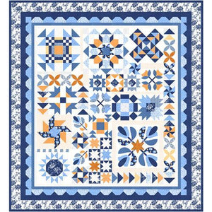 Denim Daisies Quilt Kit