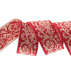 Ribbon Brocade Pearl Red