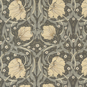 Ebony Suite - Pimpernell Florals Charcoal Yardage