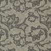 Ebony Suite - Button Florals Leaf Charcoal Yardage