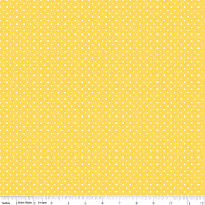 Swiss Dot Yellow Yardage