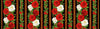 Winter Rose - Metallic Winter Rose 11" Stripe