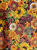 Fall is in the Air - Packed Harvest Bouquets Metallic Yardage