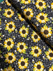 You Are My Sunshine - Sunflower & Bee Chalkboard Yardage