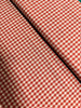 Crawford Gingham - Yarn Dyed 1/4 Inch Gingham Terracota Yardage