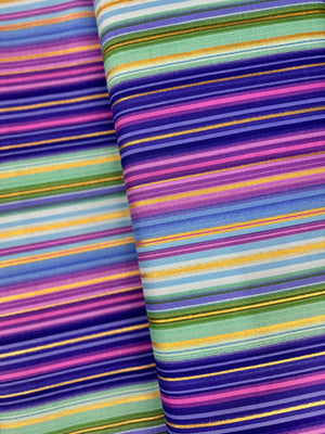 Luminous - Metallic Luminous Stripe - Timeless Treasures