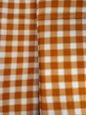 Buffalo Check - Orange by Timeless Treasures