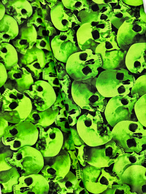 Creep It Real - Packed Glowing Skulls - Timeless Treasures