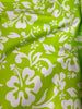 Aloha Flannel - Tropical Florals Green Flannel Fabric 