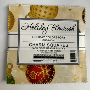 Holiday Flourish - Holiday Colorstory Charm Squares