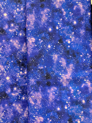 Cosmic Butterfly - Starry Night Fantasy Yardage