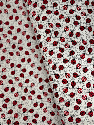 Happy Critters - Little Red Ladybugs Yardage