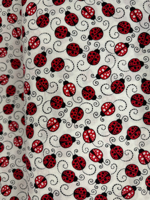 Happy Critters - Little Red Ladybugs Yardage