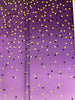 Ombre Confetti Metallic Aubergine - Metallic Dots Purple Yardage