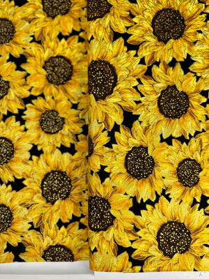 Fall Glory - Packed Metallic Sunflowers - Remnant